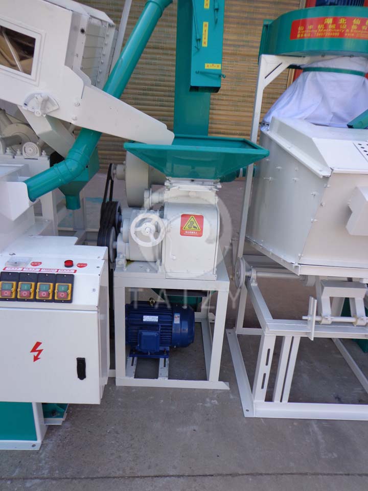 Details of combined rice milling machine