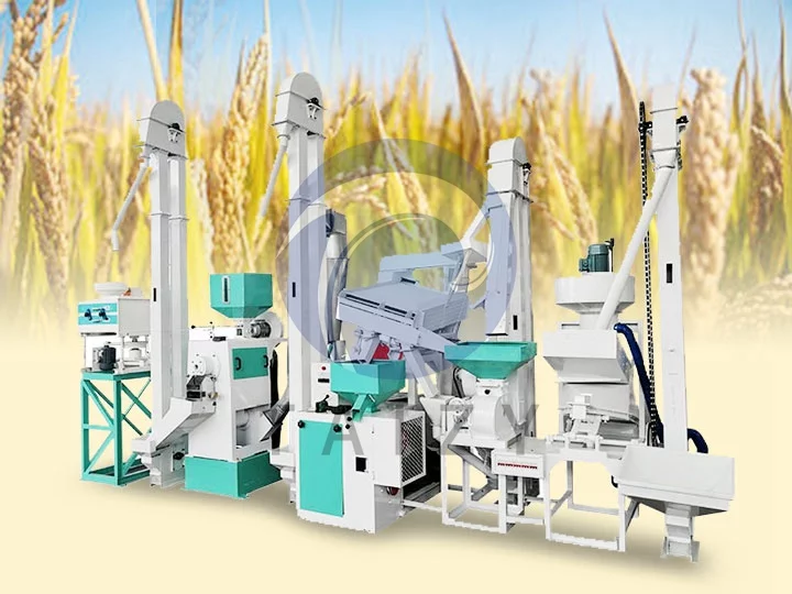 15tpd rice milling machine production line