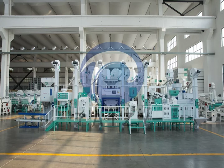 20-ton automatic rice miller production line