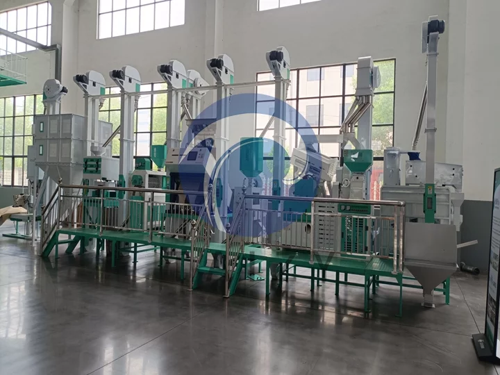 25-ton automatic rice milling unit for sale