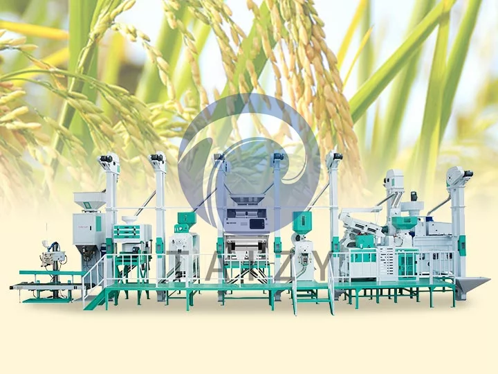 25-ton automatic rice milling unit