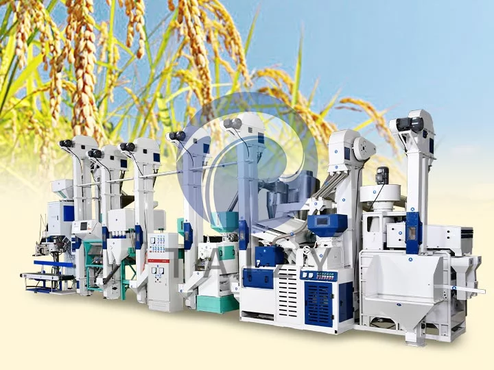 25-ton rice milling machine production line