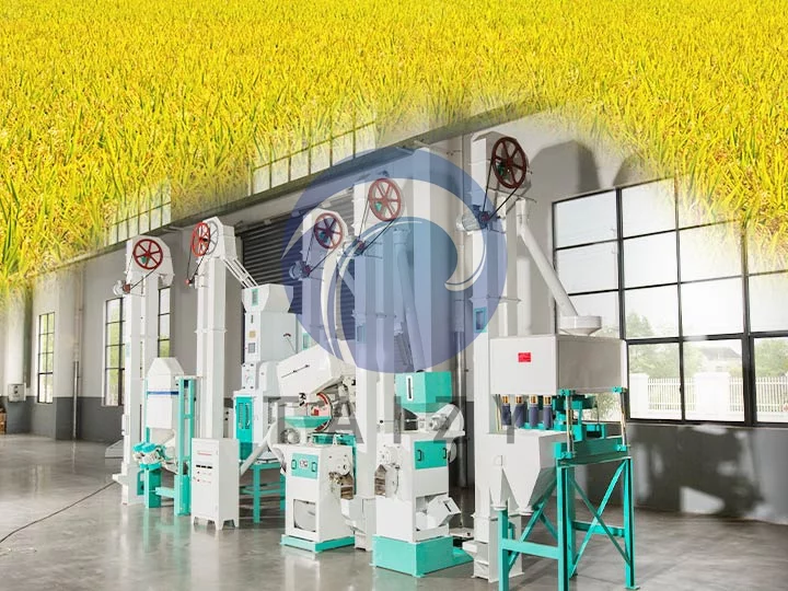 30-ton commercial rice milling machine plant