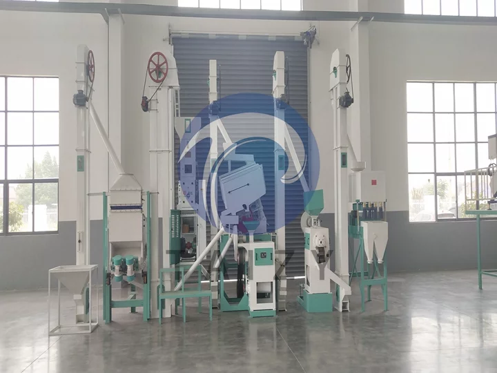 30-ton commercial rice milling machine plant for business