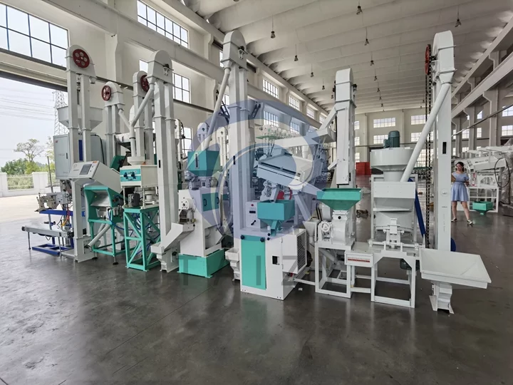 High capacity 15tpd rice miller machine unit