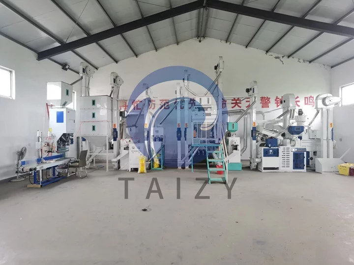 High capacity 25-ton rice milling machine production line