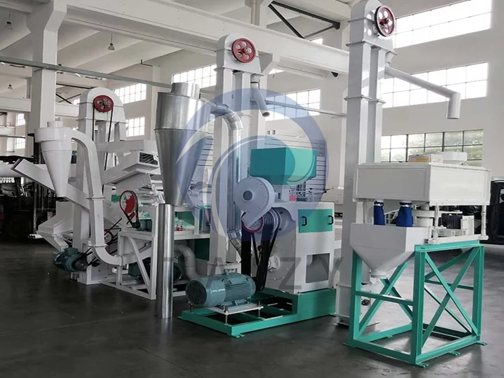 Large scale 15tpd rice milling machine production line