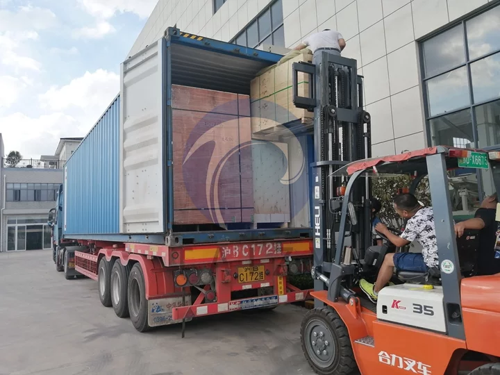Transportation of 15tpd automatic rice mill plant